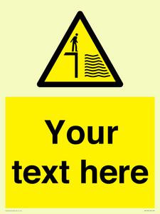 Custom Deep Water Sign